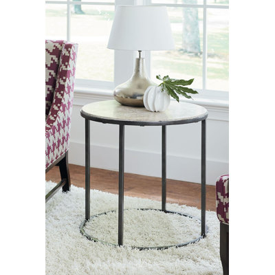 Kressley Stone Top End Table