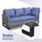 Deb 71.26'' Wide Straight Patio Sectional with Cushions-87847433