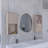 Oba 2-Pc Wall-Mounted Bathroom Medicine Cabinet With Open And Closed Storage-1371825165