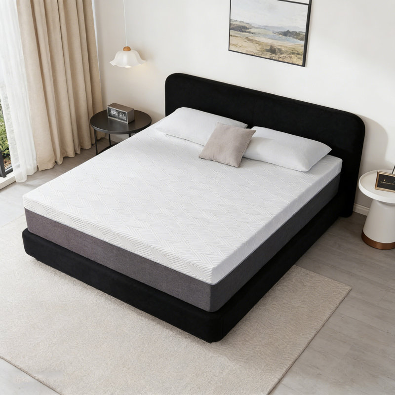 10 Inch Mattress No Fiberglass Gel Memory Foam Mattress, Medium Firm Support, Motion Isolation, Full