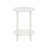 Creekside 2-Tier Round Wooden End Table, Side Table, White/White-105551846