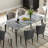 Krystah Rectangular Large Corner of Sintered Stone Ceramics Dining Table with Metal legs-1131189706-1129429568