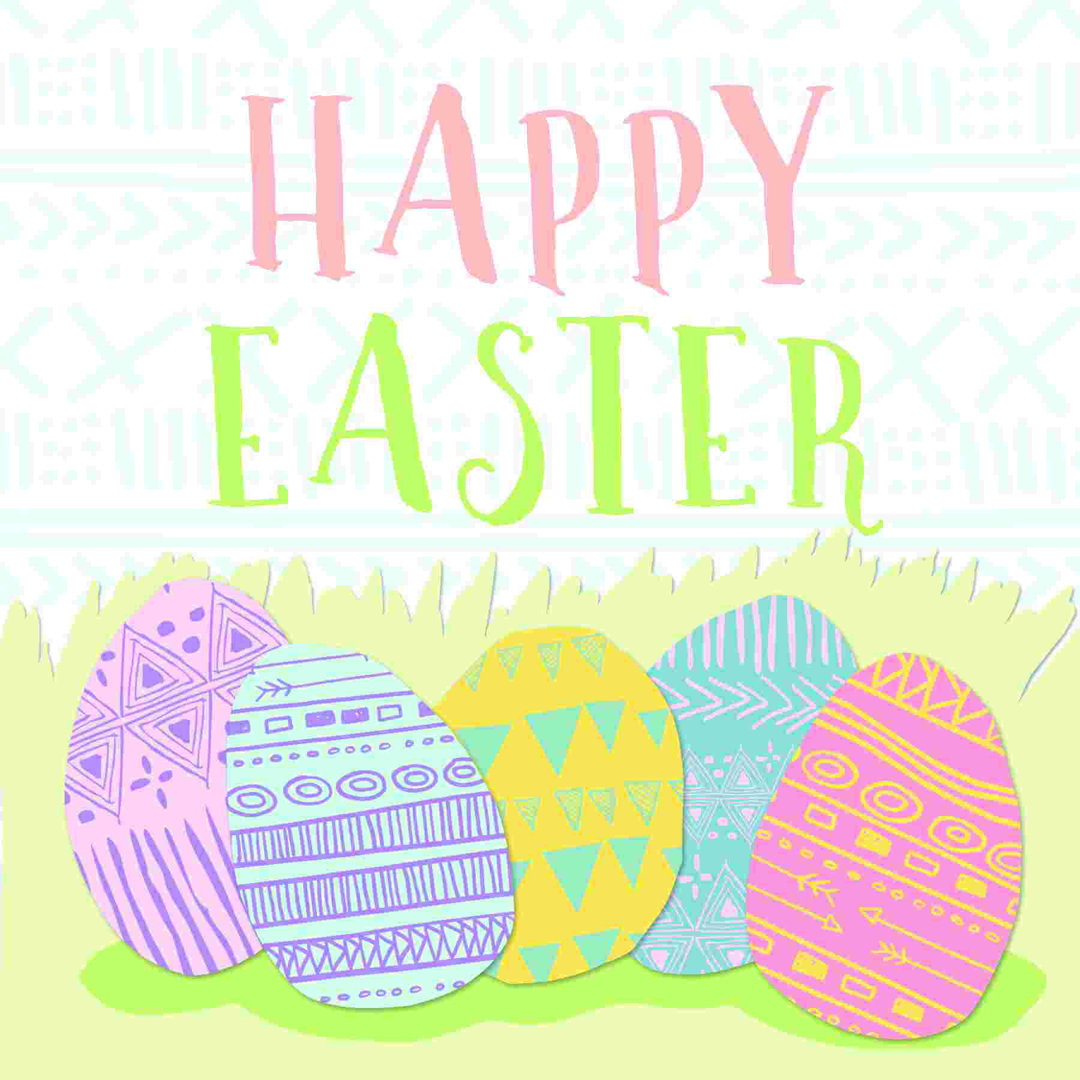 Easter Eggs - Wrapped Canvas Textual Art The Holiday Aisle® 