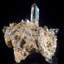 Terminated Smoky Quartz Cluster