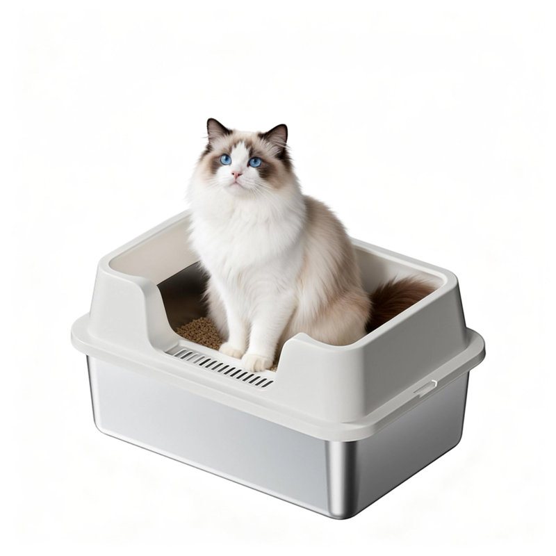 Litter Box, White