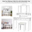 Saraya Dressing Table with Mirror