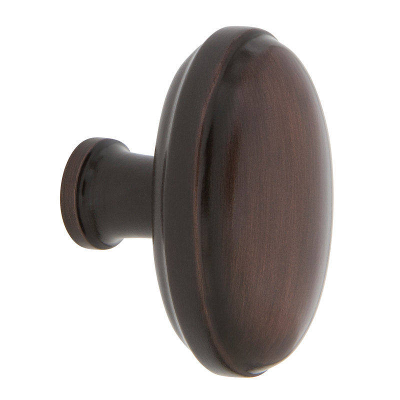 Homestead 1 3/4" Length Oval Knob, Timeless Bronze