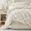 Ensemble d'édredon à motif floral texturé 3 pièces pour très grand lit - Literie toutes saisons-124096318-124096324
