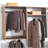 Devi Oak Wall Mounted Wood Closet System