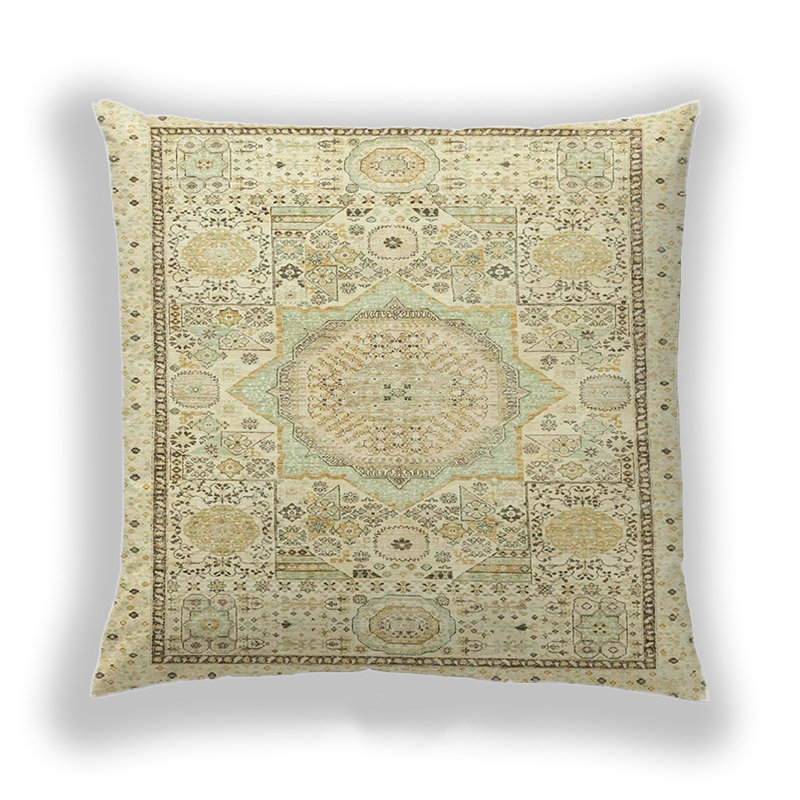 Coussin décoratif abstrait 2369, Microsuède