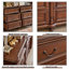 Armoire d'appoint en noyer massif