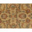 Hand Knotted Wool Area Rug in Gold