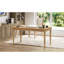 Bureau 60 po, style campagnard rustique avec tiroir de rangement, très longue table rétro pour bureau personnel-1698757183