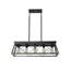 Luminaire suspendu industriel ajustable 5 lumières en laiton satiné-1490773417