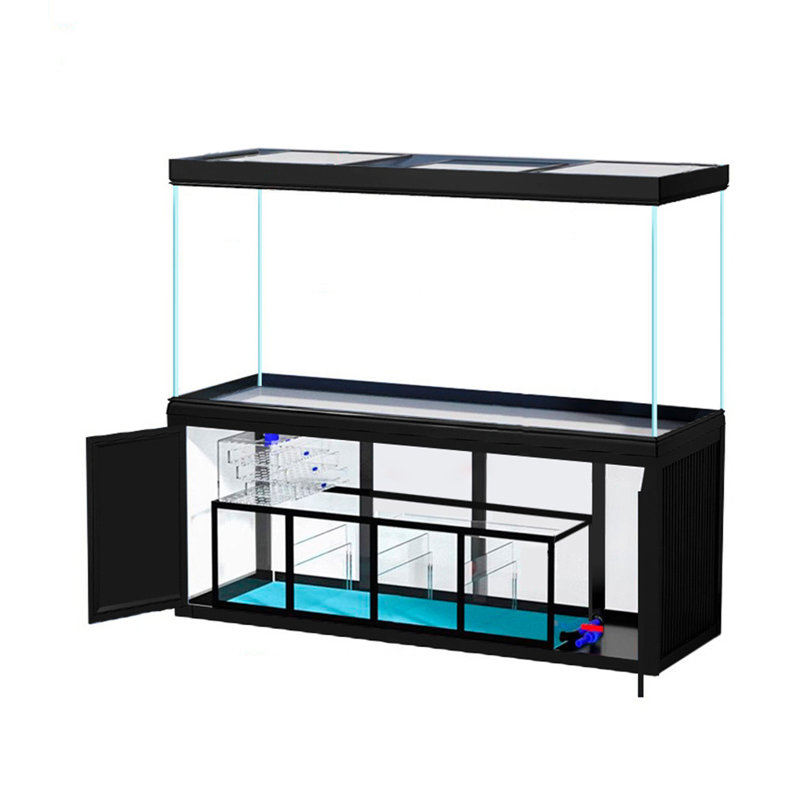 Réservoir d'aquarium rectangulaire simple et moderne Eco, Blanc, 190 gallons (H 63 po x l 70,8 po x P 19,6 po)