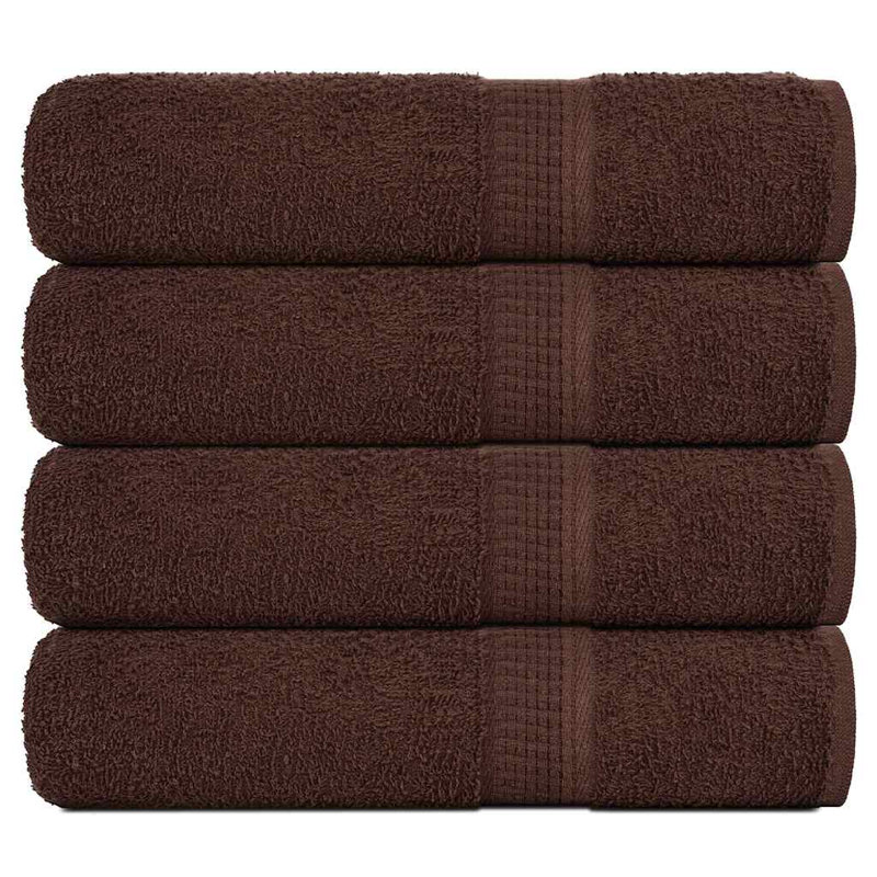 Besek 100% Cotton Bath Towels, 100 x 150 cm, Brown, 4