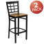 Prompton Window Back Metal Restaurant Barstool-725022643-725022645