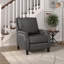 Avec dossier inclinable Avec fauteuil inclinable Fauteuil inclinable Style transitionnel Gris