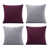 Silver/Aubergine