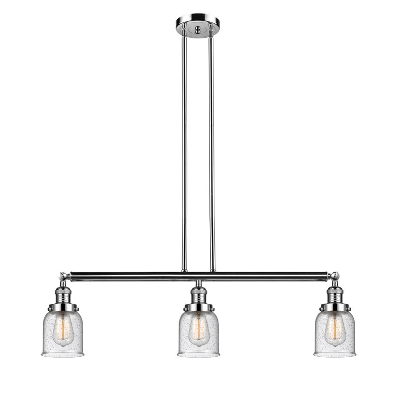 Tom 3 - Light Kitchen Island Pendant, Polished Nickel, No Bulb Included, Seedy