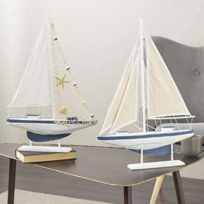 Ensemble de voilier en bois 2 pièces Childers