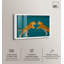 «Twin Jaguars Shadowbox», impression murale moderne par Art Remedy, cadre blanc, 54 x 36-1498564146-1498564144