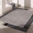 Rug Branch Wasl 5' x 7' (5'3" x 7'5") Grey/Black Geometric Indoor Area Rug, Contemporary, Medium Pile, Stain-Resistant Carpet - Living Room, Bedroom, Dining Room, and Kitchen-501601677