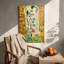 Klimt-Style doré romantique, art sur toile prêt à être accroché - salon élégant-123049093