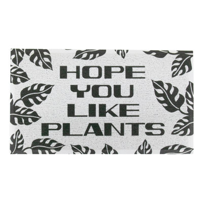Blais Non-Slip Floral Doormat