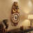 Medinet Habu Egyptian Sculptural Wall Clock