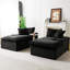 Chaise longue double en velours Turtle-683671793