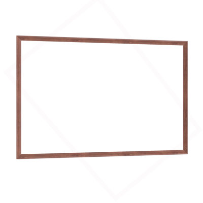 60"X40" Oversized Modern Rectangle Bathroom Mirror With Walnut  Frame Decorative Large Wall Mirrors For Bathroom Living Room Bedroom Vertical Or Horizontal Wall Mounted Mirror With Aluminum Frame