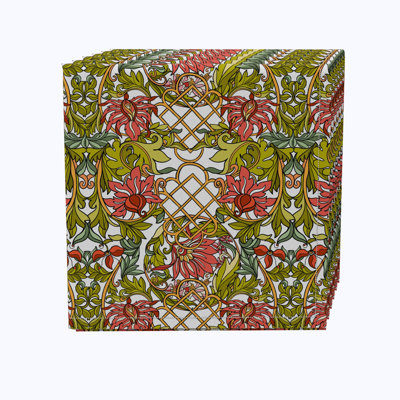 Calcott 100% Cotton Floral Square Napkin