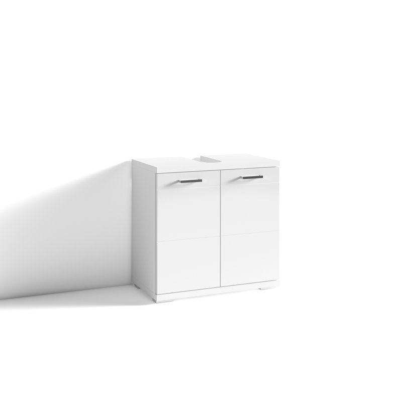Pegues Bathroom Storage Cabinet, White