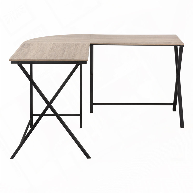 Bureau d'ordinateur en L Home Office, Taupe