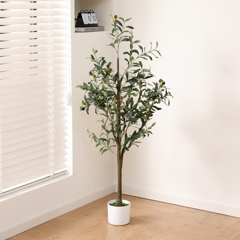 Faux Plant, 130cm Faux Olive Tree