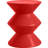 15" Wide Side Table In ABS Plastic With Double-Hourglass Design Michailo Collection-2089582697