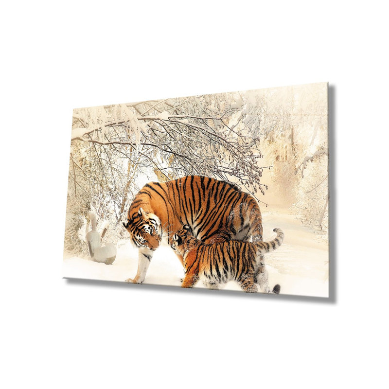Élégante peinture décorative en verre trempé 18,1 po x 28,3 po | 100% verre trempé, épaisseur: 0,16 pouce | Superbe œuvre d'art pour la décoration intérieure, le salon et les espaces de bureau, durable et facile à nettoyer