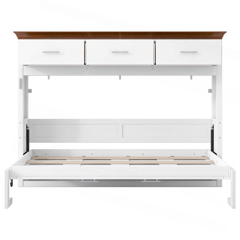 Lit escamotable simple avec 3 tiroirs