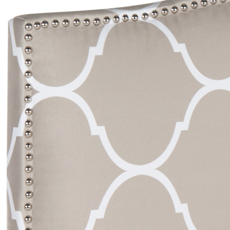 Upholstered Headboard, Full, Pearl Gray