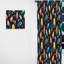 Tribal Dreamscape Feather Boho Motif V - Rideau obscurcissant abstrait Boho - 1 panneaux-107564114