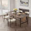 48.3cm H Leather Upholstered Metal Side Chair-1165616758-1165616757