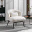 Chaise d'appoint rembourrée avec pieds en métal-2068860286