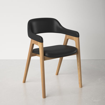 Genuine Leather Dining Armchair