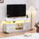 Modern 47.2/55.1 in Media Console with Outlet and RGB LED Light, TV Stand for TVs up to 65/55 inch