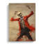Skeleton Action Painting Art - Wrapped Canvas-627958370