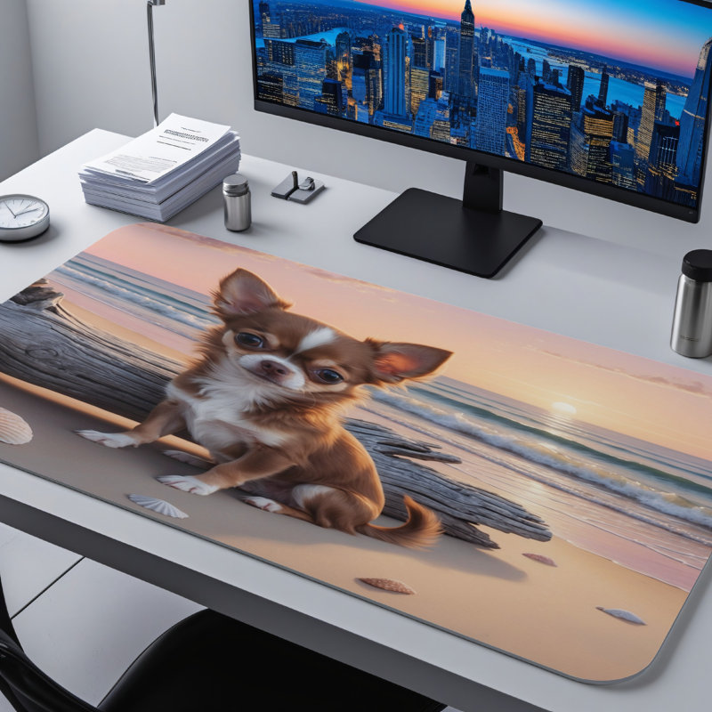 Polyester Desk Pad, 23.6x13.8