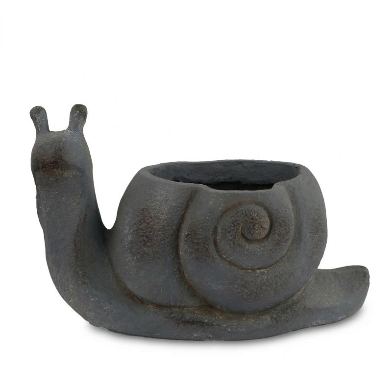 Merida SNAIL Planter 24cm Blue Iron Effect