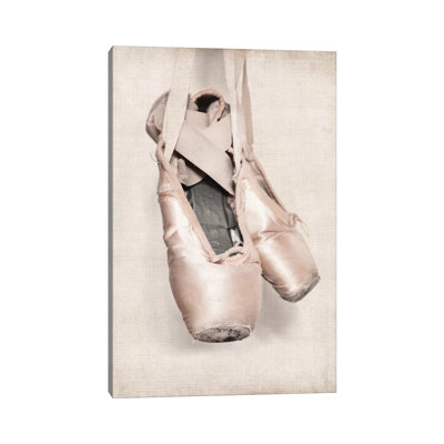 Vintage Ballet Shoes 1 Piece Wall Art on Canvas