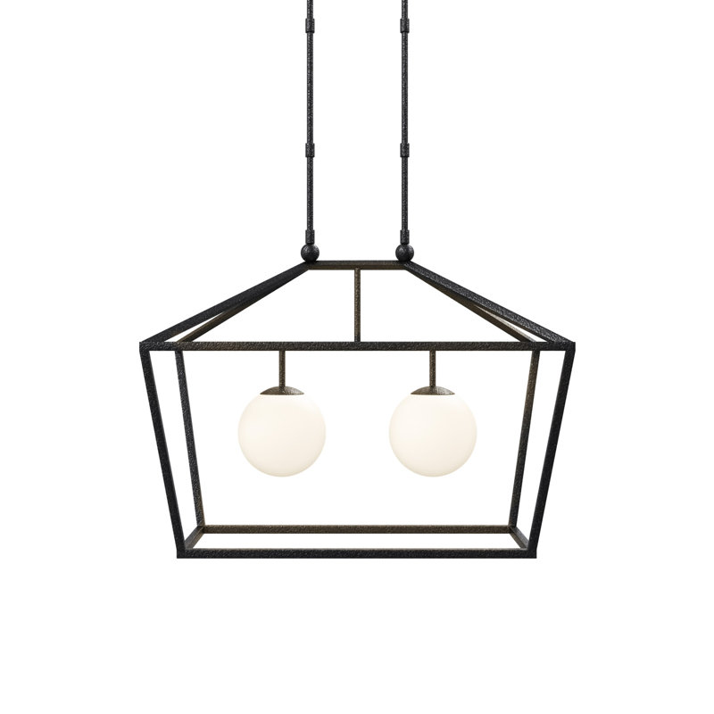 Denison Black Outdoor Lantern